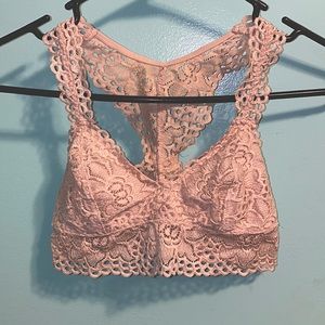 Pink Lace Bralette